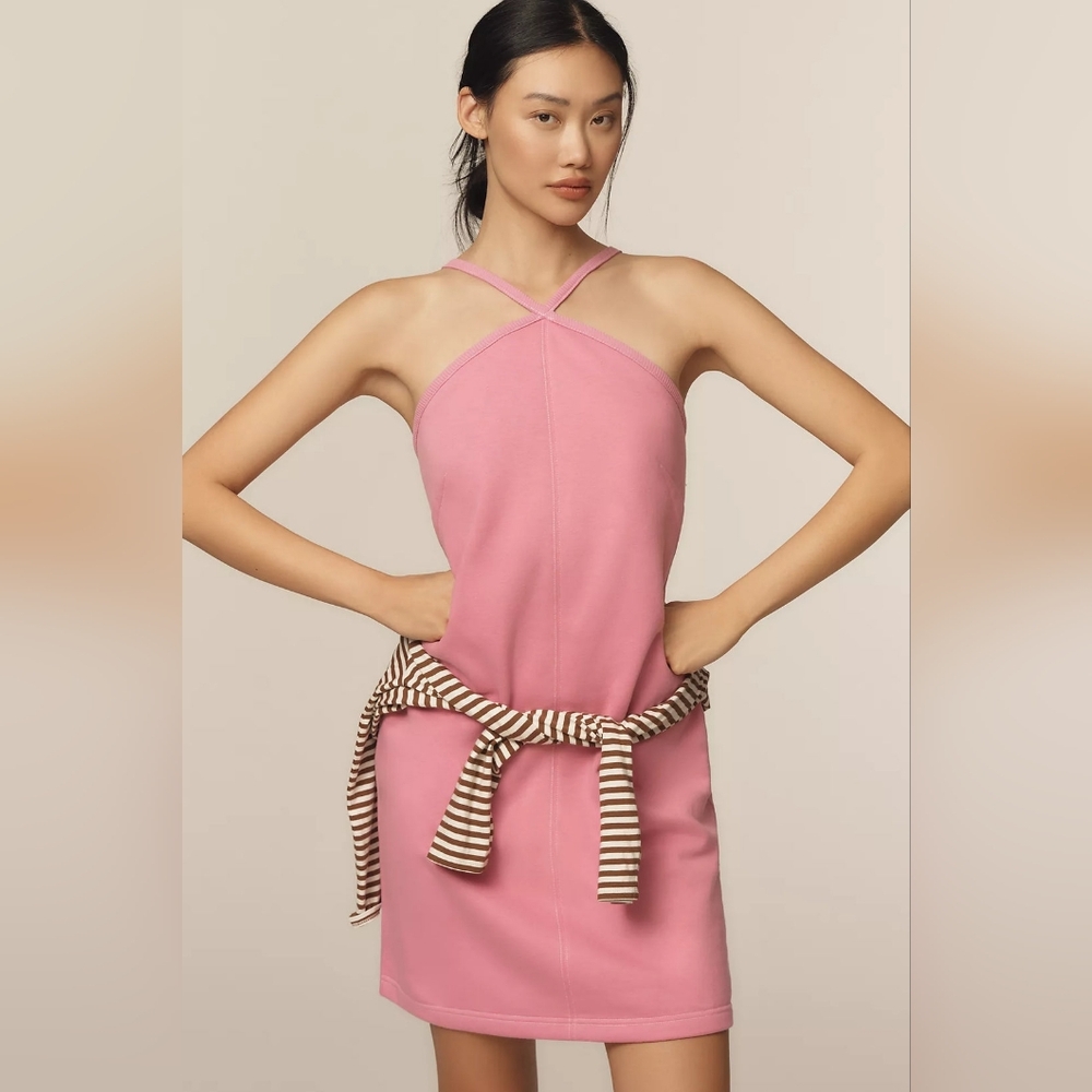 Daily Practice Halter Mini Dress